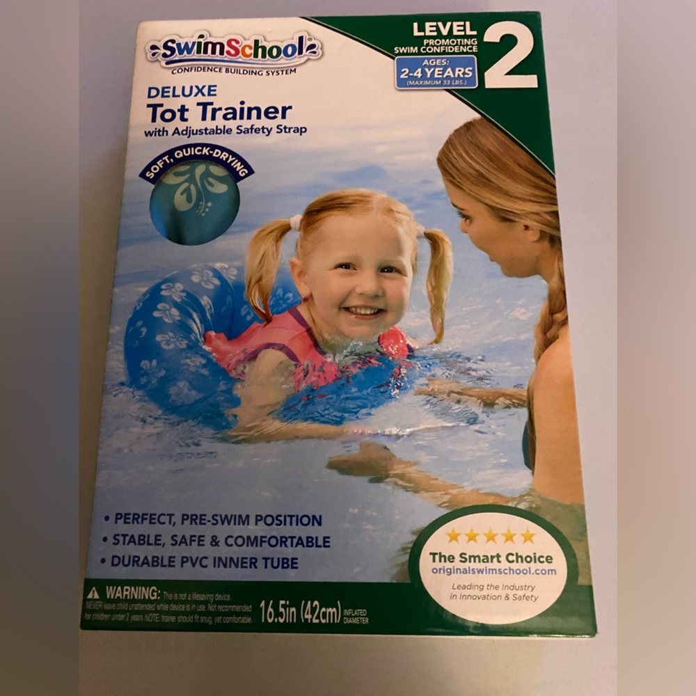 Swim Schools Deluxe Tot Trainer Level 2 pool float ages 2 to 4 years  New